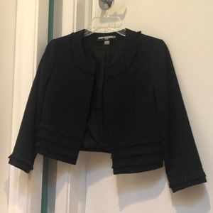 Crop Blazer in Black